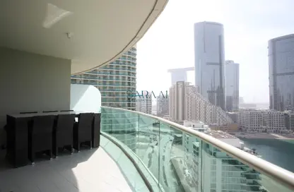 Balcony image for: Apartment - 4 Bedrooms - 4 Bathrooms for sale in Beach Towers - Shams Abu Dhabi - Al Reem Island - Abu Dhabi, Image 1