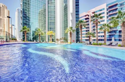 Apartment - 2 Bedrooms - 3 Bathrooms for rent in The Waves Tower A - The Waves - Dubai Marina - Dubai