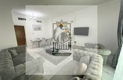 Apartment - 2 Bedrooms - 3 Bathrooms for rent in Oasis Tower - Al Rashidiya 1 - Al Rashidiya - Ajman
