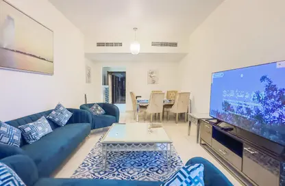 Apartment - 3 Bedrooms - 3 Bathrooms for rent in Beach Tower 1 - Al Khan Lagoon - Al Khan - Sharjah Apartment - 3 Bedrooms - 3 Bathrooms for rent in Beach Tower 1 - Al Khan Lagoon - Al Khan - Sharjah