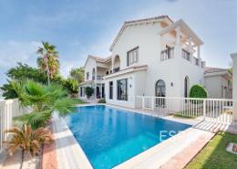 Villa - 6 bedrooms - 6 bathrooms for rent in Garden Homes Frond F - Garden Homes - Palm Jumeirah - Dubai