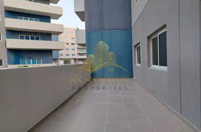 Terrace image for: Apartment - 3 Bedrooms - 4 Bathrooms for sale in Tower 18 - Al Reef Downtown - Al Reef - Abu Dhabi, Image 1