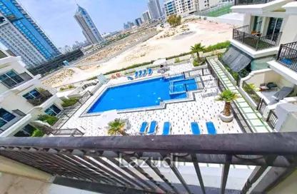 Pool image for: Apartment - 1 Bedroom - 2 Bathrooms for sale in Al Ghaf 1 - Arjan - Dubai, Image 1