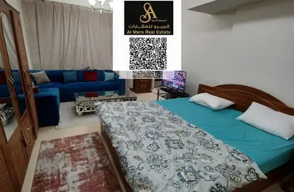 Apartment - Studio - 1 Bathroom for rent in Jasmine Towers - Garden City - Ajman