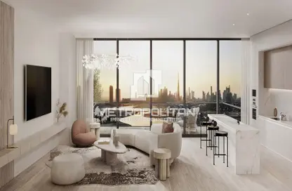 Living Room image for: Apartment - 1 Bedroom - 2 Bathrooms for sale in Kempinski Residences The Creek - Al Jaddaf - Dubai, Image 1