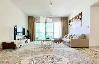 Living Room image for: Apartment - 2 Bedrooms - 3 Bathrooms for sale in Marina Heights - Marina Square - Al Reem Island - Abu Dhabi, Image 1