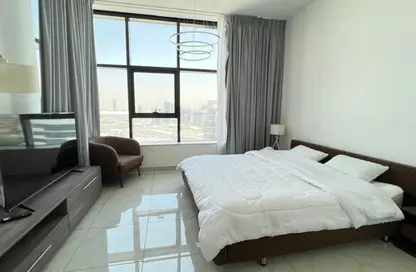 Apartment - Studio - 1 Bathroom for rent in The Square Tower - Jumeirah Village Circle - Dubai