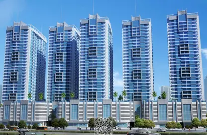 شقة - غرفة نوم - 2 حمامات للبيع في عجمان كزيك تاورز - الراشدية 1 - الراشدية - عجمان