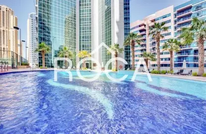 شقة - غرفة نوم - 2 حمامات للبيع في A - برج الأمواج - برج الأمواج - دبي مارينا - دبي