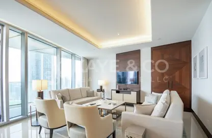 Living / Dining Room image for: Apartment - 2 Bedrooms - 3 Bathrooms for sale in The Address Sky View Tower 1 - The Address Sky View Towers - Downtown Dubai - Dubai, Image 1