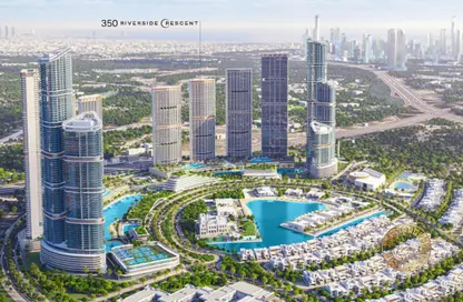 Apartment - 2 Bedrooms - 2 Bathrooms for sale in 360 Riverside Crescent - Sobha Hartland II - Bukadra - Dubai