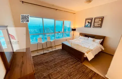 Apartment - 3 Bedrooms - 4 Bathrooms for rent in Corniche Tower - Ajman Corniche Road - Ajman