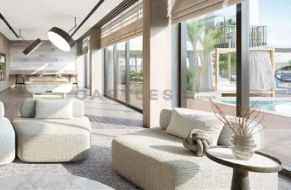 Living Room image for: Apartment - 1 Bedroom - 2 Bathrooms for sale in Belgravia Heights 2 - Jumeirah Village Circle - Dubai, Image 1