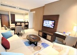 Living / Dining Room image for: Hotel and Hotel Apartment - 2 bedrooms - 2 bathrooms for rent in Royal Continental Suites - Business Bay - Dubai, Image 1