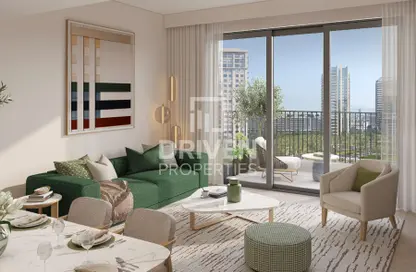 Living / Dining Room image for: Apartment - 3 Bedrooms - 3 Bathrooms for sale in Park Horizon - Dubai Hills Estate - Dubai, Image 1