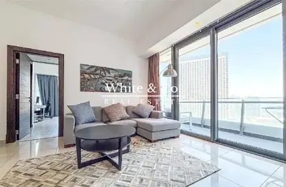 Apartment - 1 Bedroom - 2 Bathrooms for rent in Silverene Tower B - Silverene - Dubai Marina - Dubai