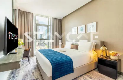Room / Bedroom image for: Apartment - 1 Bathroom for rent in DAMAC Maison Privé - Business Bay - Dubai, Image 1