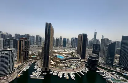 شقة - غرفة نوم - 1 حمام للايجار في باي سنترال غرب - باي سنترال - دبي مارينا - دبي