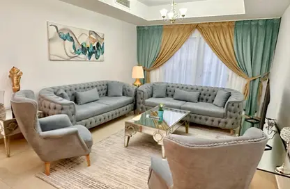 Apartment - 1 Bedroom - 2 Bathrooms for rent in Beach Tower 2 - Al Khan Lagoon - Al Khan - Sharjah