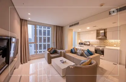 Apartment - 1 Bedroom - 2 Bathrooms for rent in DAMAC Maison The Vogue - Business Bay - Dubai