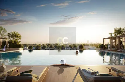 صورة لـ حوض سباحة شقة - 2 غرف نوم - 2 حمامات للبيع في جولف جراند - دبي هيلز استيت - دبي ، صورة رقم 1