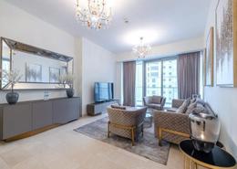 Living Room image for: Apartment - 2 bedrooms - 3 bathrooms for rent in Trident Grand Residence - Dubai Marina - Dubai, Image 1