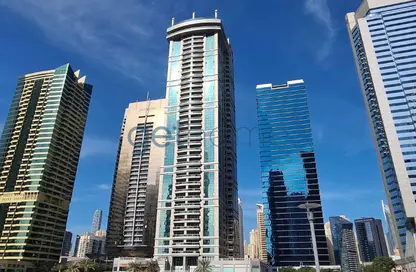 مكتب - استوديو - 2 حمامات للايجار في وان ليك بلازا - (JLT) مجمع T - أبراج بحيرة الجميرا - دبي