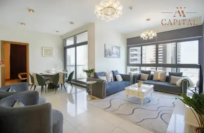 Apartment - 3 Bedrooms - 3 Bathrooms for rent in Iris Blue - Dubai Marina - Dubai