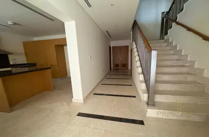 Stairs image for: Townhouse - 3 Bedrooms - 3 Bathrooms for rent in Dubai Style - North Village - Al Furjan - Dubai, Image 1
