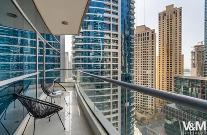 Apartment - 1 Bedroom - 2 Bathrooms for rent in Central Tower - Bay Central - Dubai Marina - Dubai