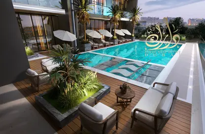 Pool image for: Apartment - 2 Bedrooms - 2 Bathrooms for sale in Binghatti Lavender - Jumeirah Village Circle - Dubai, Image 1
