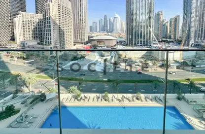 Pool image for: Apartment - 3 Bedrooms - 3 Bathrooms for rent in Forte 1 - Forte - Downtown Dubai - Dubai, Image 1