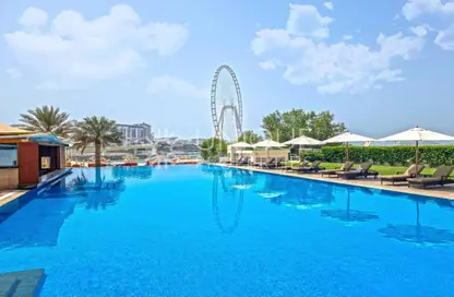 Apartment - 2 Bedrooms - 3 Bathrooms for rent in Al Bateen Residences - Jumeirah Beach Residence - Dubai