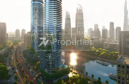 شقة - غرفة نوم - 2 حمامات للبيع في 1 تاج القناة - كانال كراون - الخليج التجاري - دبي