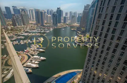 Apartment - Studio - 1 Bathroom for rent in Damac Heights - Dubai Marina - Dubai