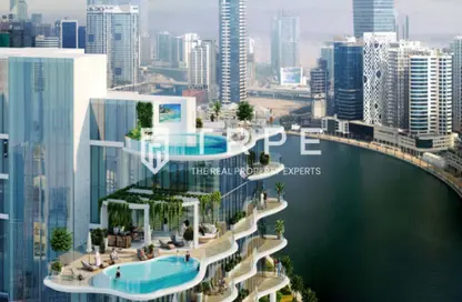 Apartment - Studio - 1 Bathroom for sale in Chic Tower - Business Bay - Dubai