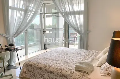 شقة - غرفة نوم - 2 حمامات للايجار في برج ميداليست - مدينة دبي الرياضية - دبي