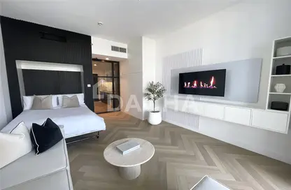 Room / Bedroom image for: Apartment - 1 Bathroom for sale in Golf Terrace B - NAIA Golf Terrace at Akoya - DAMAC Hills - Dubai, Image 1
