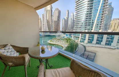 Apartment - 1 Bedroom - 1 Bathroom for rent in Time Place Tower - Dubai Marina - Dubai