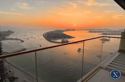 Apartment - 1 Bedroom - 1 Bathroom for sale in Grand Bleu Tower 2 - EMAAR Beachfront - Dubai Harbour - Dubai