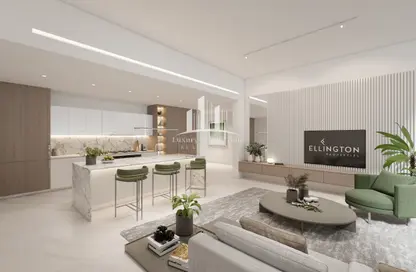 Living / Dining Room image for: Apartment - 1 Bedroom - 2 Bathrooms for sale in Ellington House - Dubai Hills Estate - Dubai, Image 1