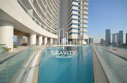 Apartment - 1 Bedroom - 2 Bathrooms for rent in Oceanscape - Shams Abu Dhabi - Al Reem Island - Abu Dhabi