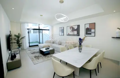 Living / Dining Room image for: Villa - 4 Bedrooms - 5 Bathrooms for rent in Wadi Al Safa 3 - Dubai, Image 1