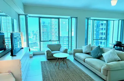 Apartment - 1 Bedroom - 2 Bathrooms for rent in Attessa Tower - Marina Promenade - Dubai Marina - Dubai