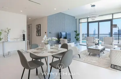 Apartment - 3 Bedrooms - 4 Bathrooms for sale in Marina Vista - EMAAR Beachfront - Dubai Harbour - Dubai