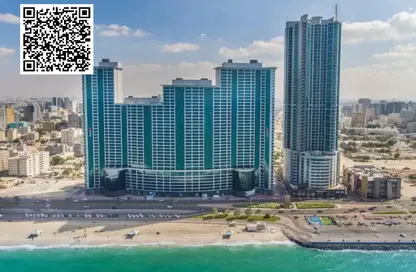 Apartment - 2 Bedrooms - 3 Bathrooms for sale in Corniche Tower - Ajman Corniche Road - Ajman