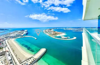 Apartment - 3 Bedrooms - 3 Bathrooms for rent in Beach Vista - EMAAR Beachfront - Dubai Harbour - Dubai