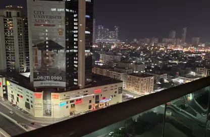 شقة - 2 غرف نوم - 2 حمامات للايجار في سيتي تاور - النعيمية - عجمان