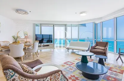 Apartment - 3 Bedrooms - 4 Bathrooms for rent in Al Fattan Marine Tower - Al Fattan Marine Towers - Jumeirah Beach Residence - Dubai