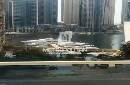 Water View image for: Apartment - 3 Bedrooms - 4 Bathrooms for rent in Emerald Residence - Dubai Marina - Dubai, Image 1